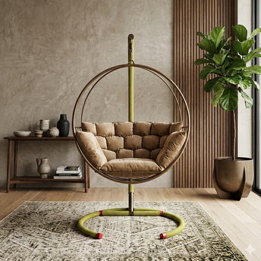 Luxe Bronze Acrylic Bubble Chair – Premium Edition    كرسي الفقاعة الأكريليكي الفاخر - الإصدار البرونزي