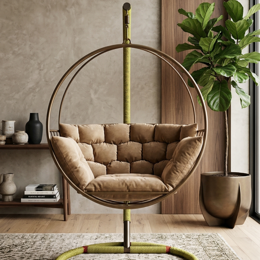 Luxe Bronze Acrylic Bubble Chair – Premium Edition    كرسي الفقاعة الأكريليكي الفاخر - الإصدار البرونزي